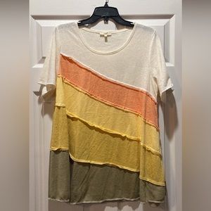 Easel Colorblock Top